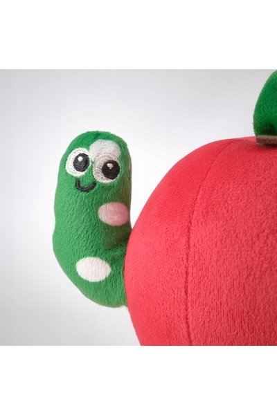 NO BRAND IKEA SANDBI Jucărie, măr cu vierme roșu/verde