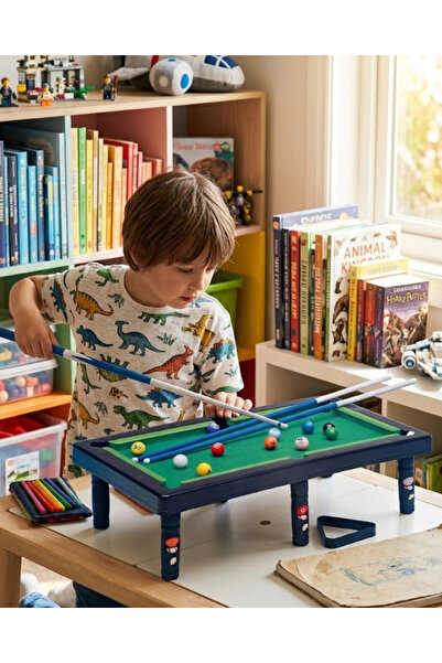 SORA GROUP Mini Billiards Game Set Fun Table Game for Home Kids and Family