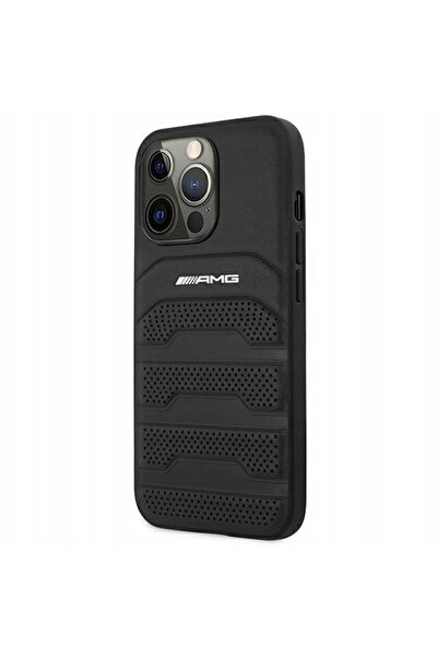 MERCEDES AMG AMHCP14XGSEBK iPhone 14 Pro Max 6,7 " negru carcasă rigidă din p...