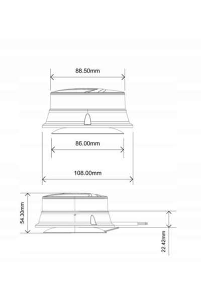 NO BRAND Lampă de lucru 19W 30x LED magnetică alr0071