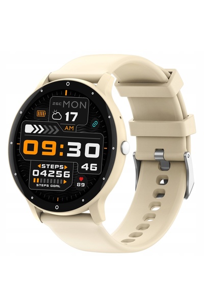 Gravity Smartwatch GT1-8 PRO bej-violet cu măsurarea presiunii