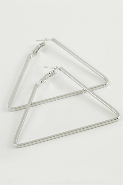SORA GROUP Triangle Hoop Earring 6 cm