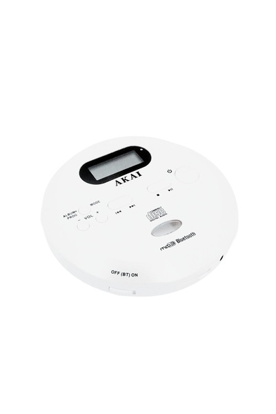 AKAI CD Player Portabil ACDP-100 Bluetooth 5.1 USB-C MP3 Antișoc