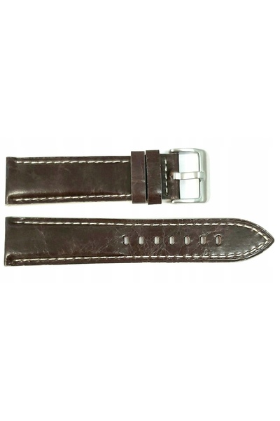 NO BRAND CUREA CHERMOND 22 MM A153 Curea groasă de culoare maro închis, cu cu...