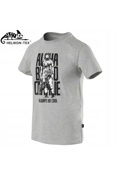 NO BRAND Tricou cu imprimeu pentru bărbați, din bumbac, Helikon T-shirtScud A...