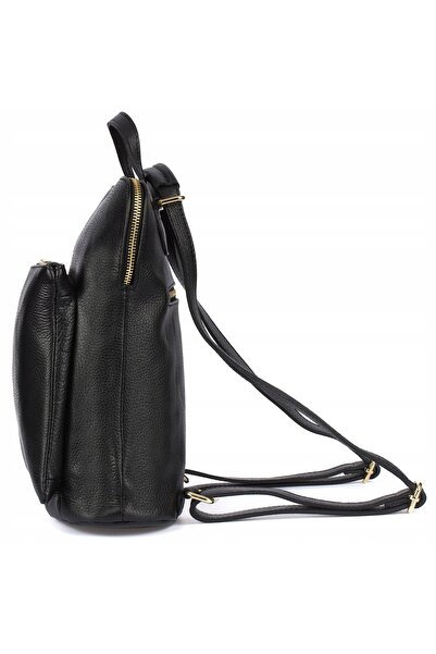 NO BRAND Rucsac din piele pentru femei 2 în 1 Elegant A4 Piele naturală itali...