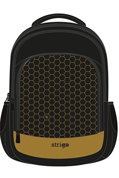 NO BRAND Rucsac școlar STRIGO Honey Patches Bag - pentru clasele 4-8 - SET 2 ...
