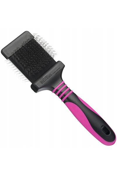 NO BRAND Blovi Small Twin Flex Slicker perie flexibilă cu două fețe, S