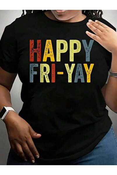 2BIR Happy Fri-Yay Teacher Friday Weekend Friyay Vintage Back To School Black...