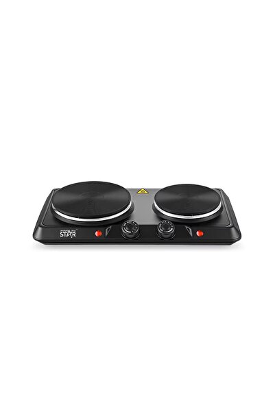 WINNINGSTAR ST-8201 Double Electric Hot Plate 2500W (1500W + 1000W), Dual Bur...