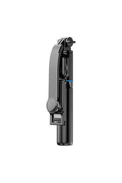 DUDAO Selfie stick trepied F18S cu telecomandă Bluetooth, reglabil 1.1m, negru