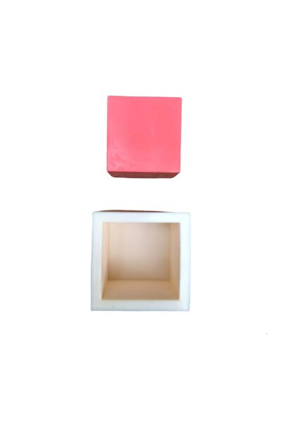 rufus concept Küp 2D Silikon Mum Kalıbı 4x4x4 cm