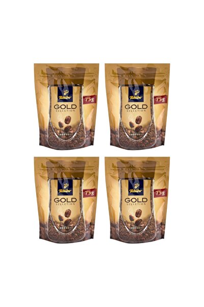 Tchibo Gold Selection Soluble Coffee Economic Package 75 Gr Pack of 4