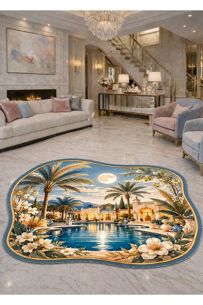 Rugs Modern Halı Sdt Mixed Patterned Modern Woven Base Decorative Carpet Sdta...