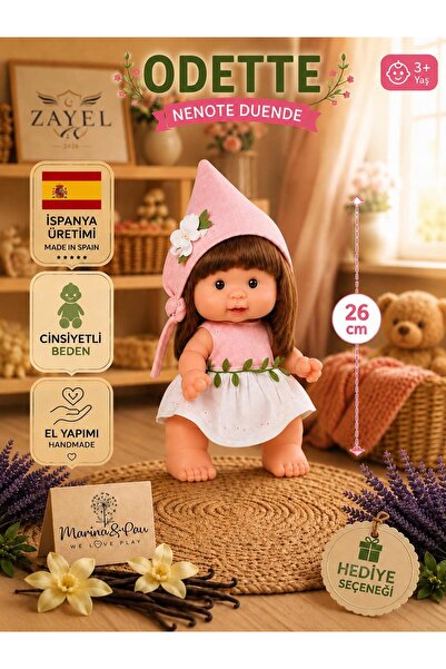 MARINA & PAU 26 cm NENOTES ELF ODETTE Oyuncak Bebek | İspanyol Bebek