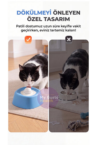 ALFO Çok Amaçlı İnteraktif Kedi Mama ve Ödül Kabı, Kedi Yalama Topu, Yavaş Yeme Mama Kabı