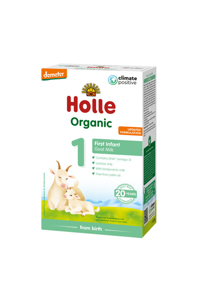 Holle Lapte praf de capră BIO Formula 1, de la nastere, 400g