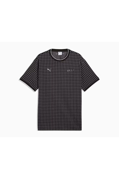 Puma PL LIFESTYLE TEE Ανδρικό καθημερινό μπλουζάκι 63710401 Μαύρο