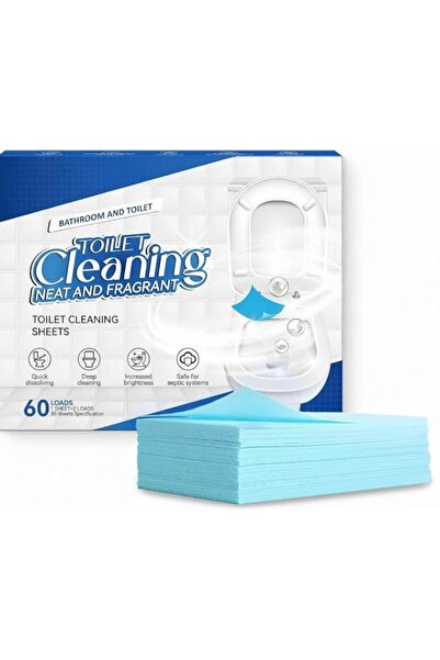 Generic Brand Toilet Bowl Cleaner Sheets, Plastic-Free Natural Toilet Cleaner...