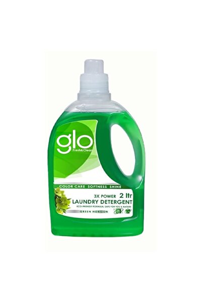 Generic Brand GLO Laundry Liquid Detergent 2 Liter, Green Horizon