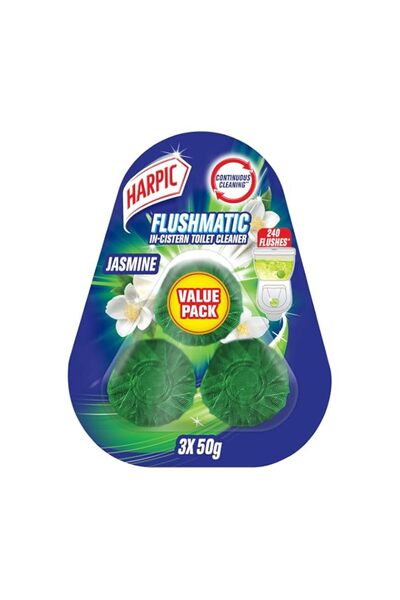 Generic Brand Harpic Flushmatic In-Cistern Toilet Cleaner, Jasmine Scent, 50g...