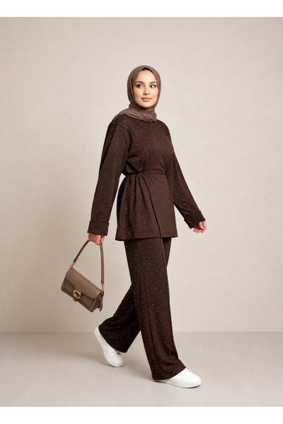 OK BLUME Women's Stoned Side-Tie Set