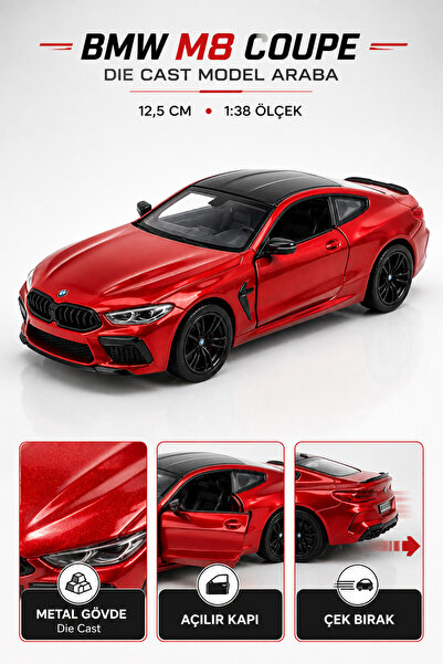 YILDIRIM OYUNCAK Die Cast BMW M8 Competition Coupe Model Araba 12,5cm – 1:38 ...