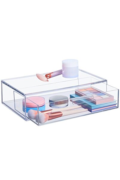 Generic STORi Audrey Stackable Clear Plastic Organizer Drawer | 12-Inches Wid...