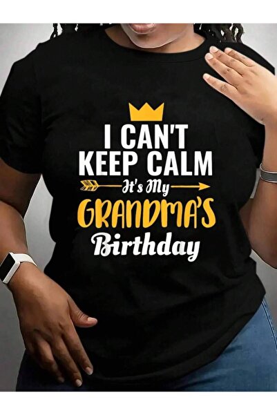 23ERVA I Cant Keep Calm Its My Grandma's Birthday Cruise Vacation Trip Black ...