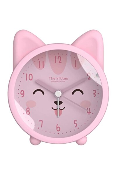 Generic Brand Children’s Silicone Animal Alarm Clock Cute Kitten Design Silen...