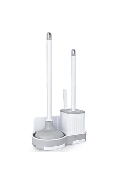 Generic Silicone Toilet Brush Set, 2 Pack Toilet Bowl Brush and Holder with T...