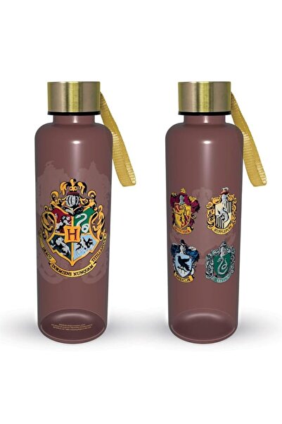 Generic Pyramid Harry Potter Colourful Crest Plastic Slim Drink Bottle, 500 m...