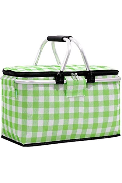 Generic Picnic Basket, Foldable Thermal Shopping Basket, Cool Bag, 22 L Cooli...