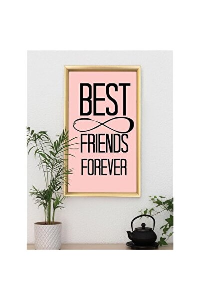 Generic Brand 'IN00257-Best Friend Forever' Digitally Printed Wall Poster wit...