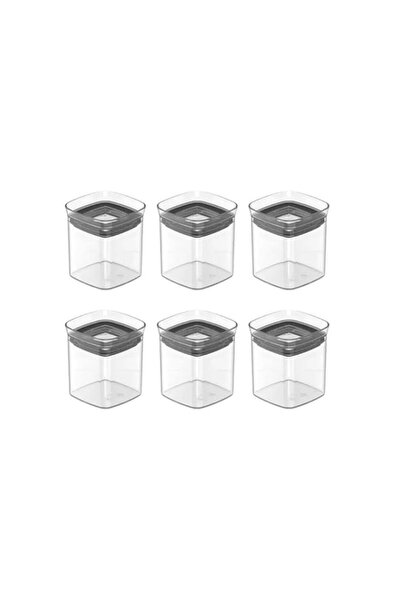 Generic OU HERMETIC CANISTER BLOCK SET 6 PIECES (0,150L) NATURAL