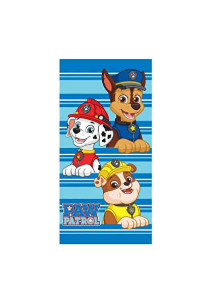 Paw Patrol Toys Πετσέτα θαλάσσης παιδική microfiber 70x140cm μπλε PAW PATROL