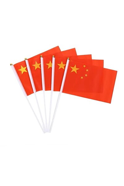 Generic Brand YIMICO 10PCS Pole Stick Handheld Flags World Country National T...