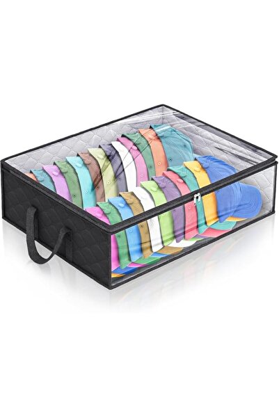 Generic Hat Storage for Baseball, Caps Hat Organizer with 2 Sturdy Handles fo...