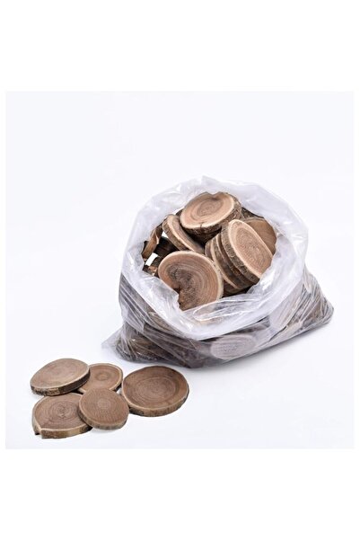 Generic Brand 84 Rustic Wooden Slices Tree Trunk Natural Wooden Chips Wedding...