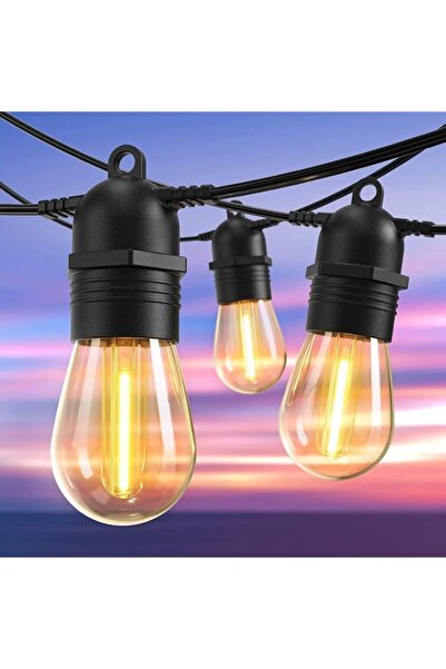 Generic Brand Outdoor String Lights, E14 S14 LED Garden, IP65 Waterproof Fest...