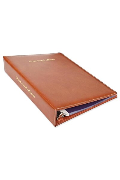 Generic Brand FIS® Post Card Album, Bonded Leather Materials, Size 260x315mm,...