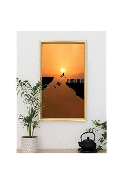Generic Brand 'Impossible' Digitally Printed Wall Poster with Photo Frame by ...