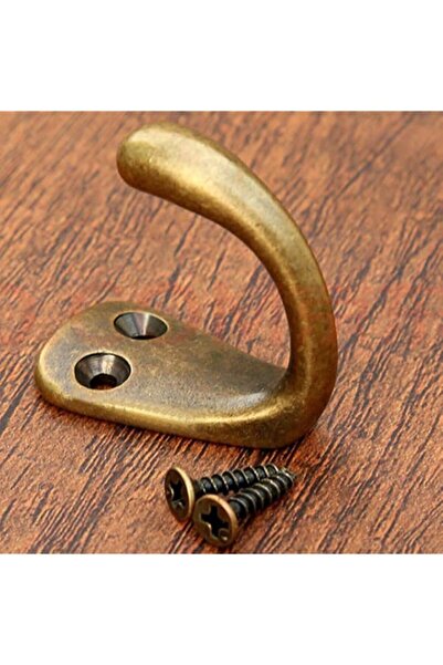 Generic RZDEAL 3PCS Antique Brass Coat and Hat Hook Brass Classico Wall Hangi...