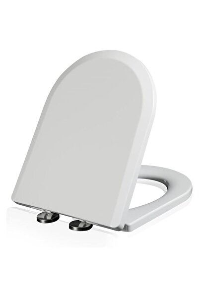 Generic Toilet Seat, U Shape Slow Close Toilet Seat with Adjustable Hinges, T...