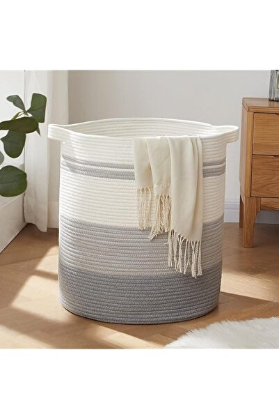 Generic 80L Laundry Baskets Hamper with Handles,Decorative Basket for Living ...