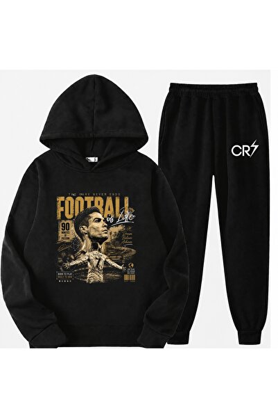 SVART WEAR Set trening pentru copii cu imprimeu Cristiano Ronaldo, 100% bumbac