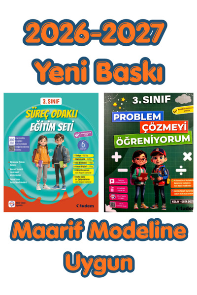 Tudem Tudem 3.Sınıf Süreç Odaklı Eğitim Seti - Probldem Çözmeyi Öğreniyorum S...