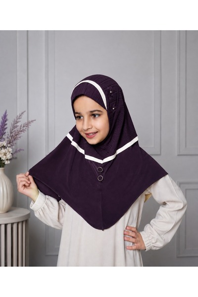 Linda Hijab Girls Hijab for Kids – Stylish Modest Islamic Headscarf for Musli...