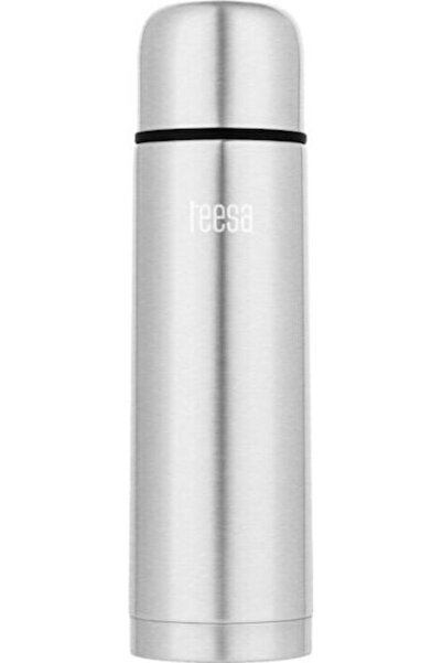 Teesa Θερμός Μπουκάλι Ανοξείδωτο Ατσάλι 500ml Ασημί με Καπάκι-Κύπελλο Κωδικός...