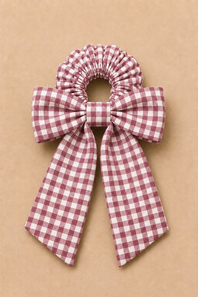 Hophera مشبك شعر من Pötikare Scrunchie مزود بشريط فيونكة ومشبك شعر مرن قوي